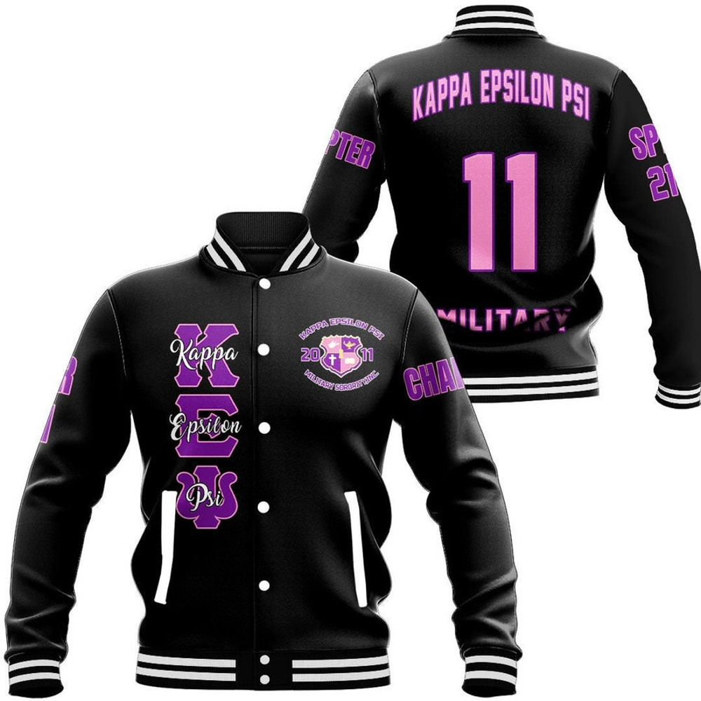 Custom KEP (Black) Baseball Jackets, African Baseball Jacket For Men Women