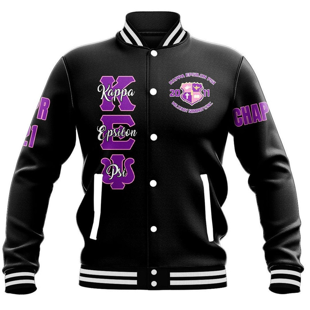 Custom KEP (Black) Baseball Jackets, African Baseball Jacket For Men Women