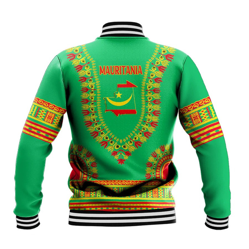Mauritania Traditional Dashiki, African Baseball Jacket For Men Women