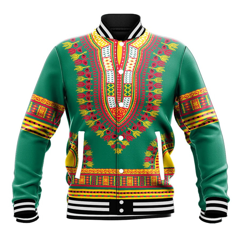 Togo Traditional Dashiki, African Baseball Jacket For Men Women