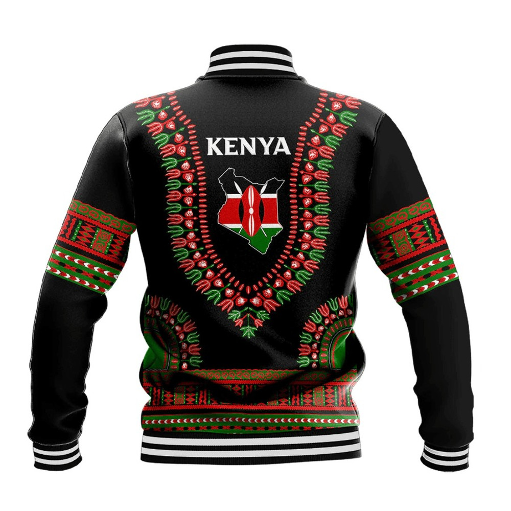Kenya Traditional Dashiki, African Baseball Jacket For Men Women