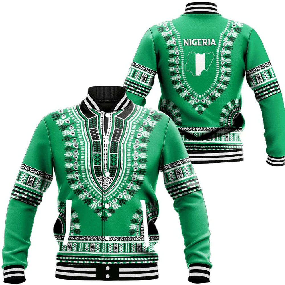 Nigeria Traditional Dashiki, African Baseball Jacket For Men Women
