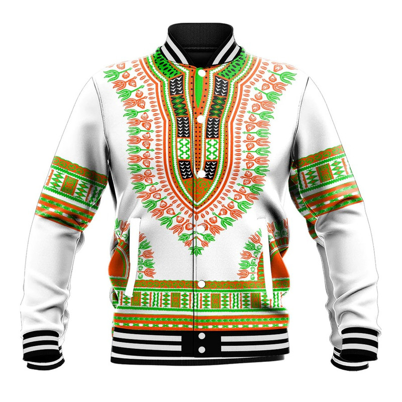 Niger Traditional Dashiki, African Baseball Jacket For Men Women