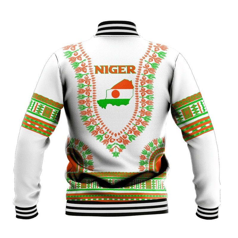 Niger Traditional Dashiki, African Baseball Jacket For Men Women