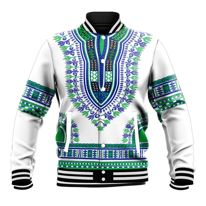 Lesotho Traditional Dashiki, African Baseball Jacket For Men Women