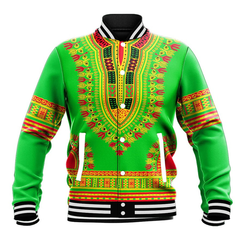 Mali Traditional Dashiki, African Baseball Jacket For Men Women