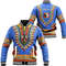 Eswatini Traditional Dashiki, African Baseball Jacket For Men Women