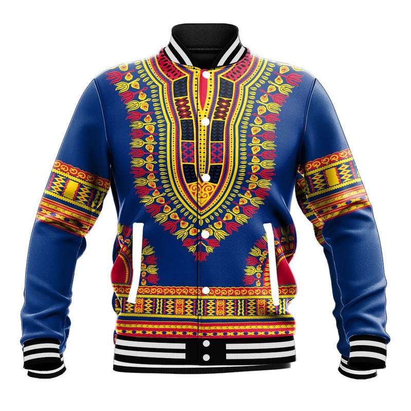 Chad Traditional Dashiki, African Baseball Jacket For Men Women