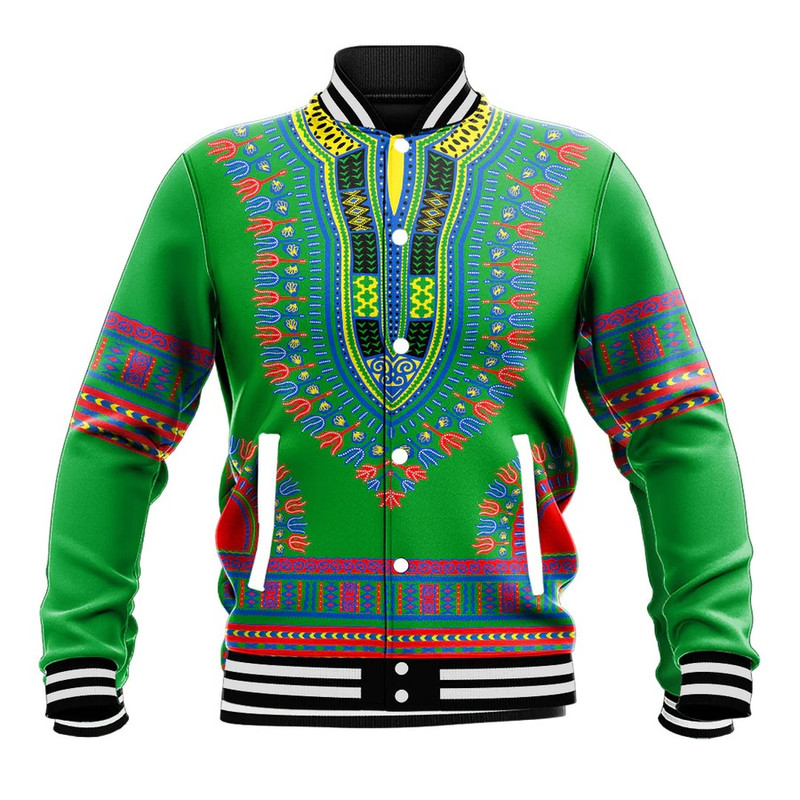 South Sudan Traditional Dashiki, African Baseball Jacket For Men Women