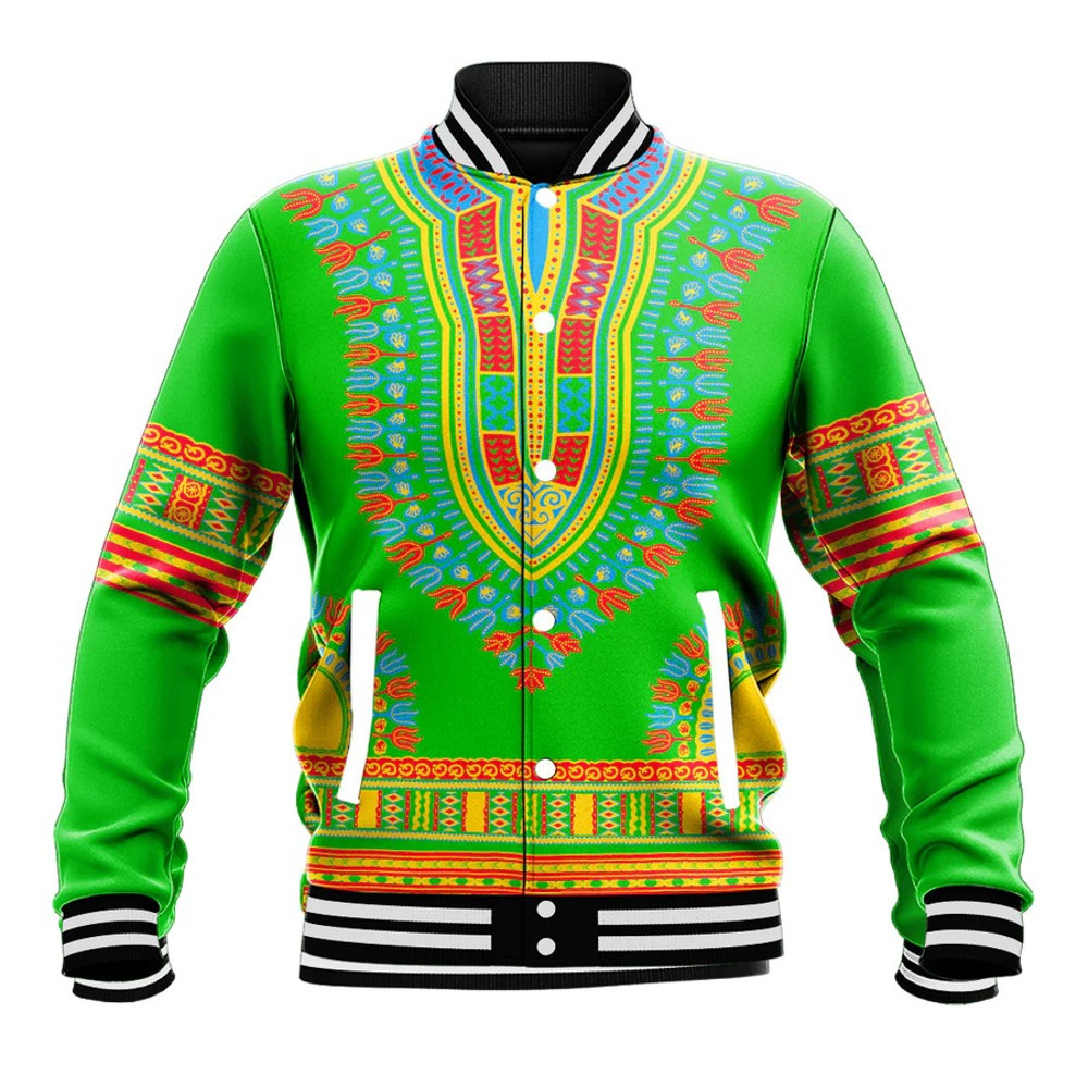 Eritrea Traditional Dashiki, African Baseball Jacket For Men Women
