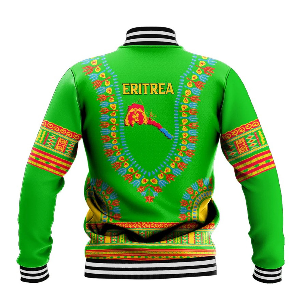 Eritrea Traditional Dashiki, African Baseball Jacket For Men Women