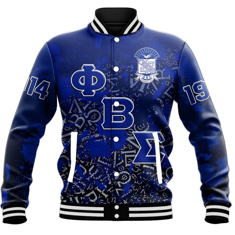 Phi Beta Sigma Sport Style Baseball Jackets, African Baseball Jacket For Men Women