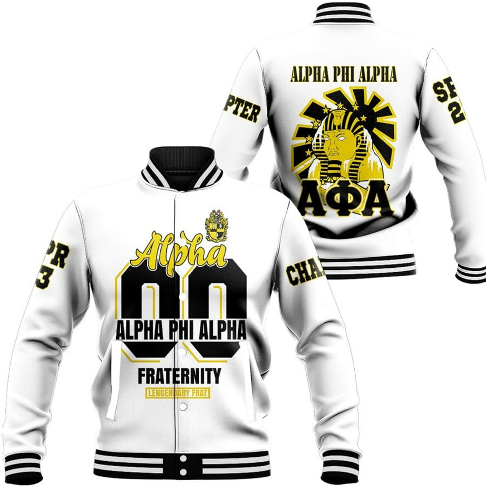 Custom Alpha Phi Alpha Fraternity and Sphinx, African Baseball Jacket For Men Women
