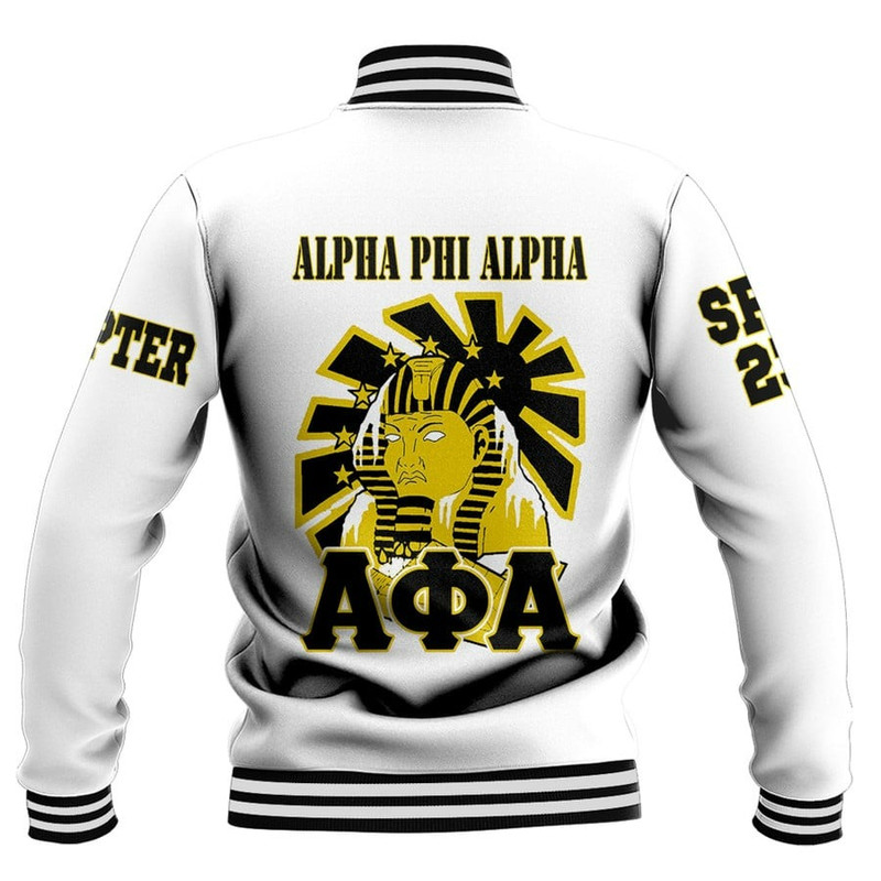 Custom Alpha Phi Alpha Fraternity and Sphinx, African Baseball Jacket For Men Women