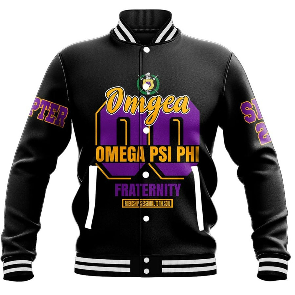 Custom Omega Psi Phi Bulldogs Style, African Baseball Jacket For Men Women