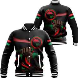 pan africanism and black power, african baseball jacket for men women