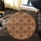 Cultrure Kitenge Round Carpet, African Rug For Home