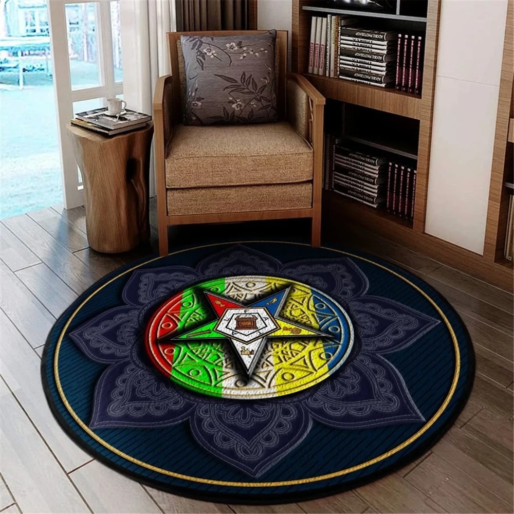 OES New Round Carpet, African Rug For Home