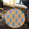Weaving Style Kente Round Carpet, African Rug For Home