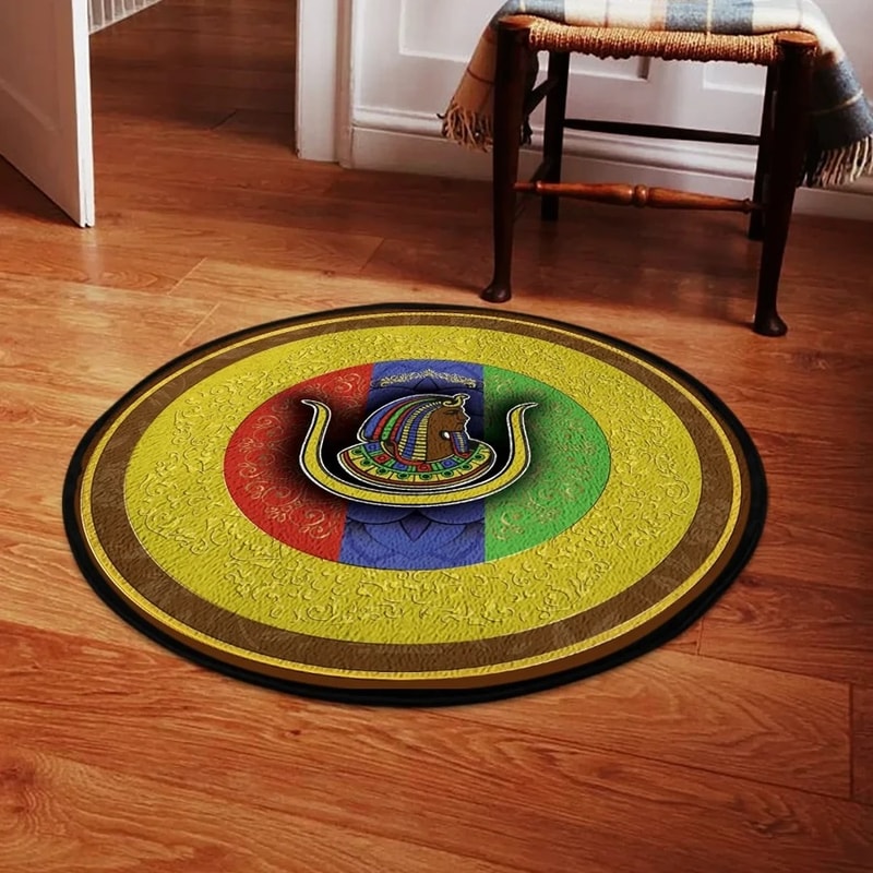 Daughters Of Isis Round Carpet, African Rugs, Round Rugs For Home