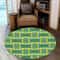 Verdurous Kente Round Carpet, African Rugs, Round Rugs For Home