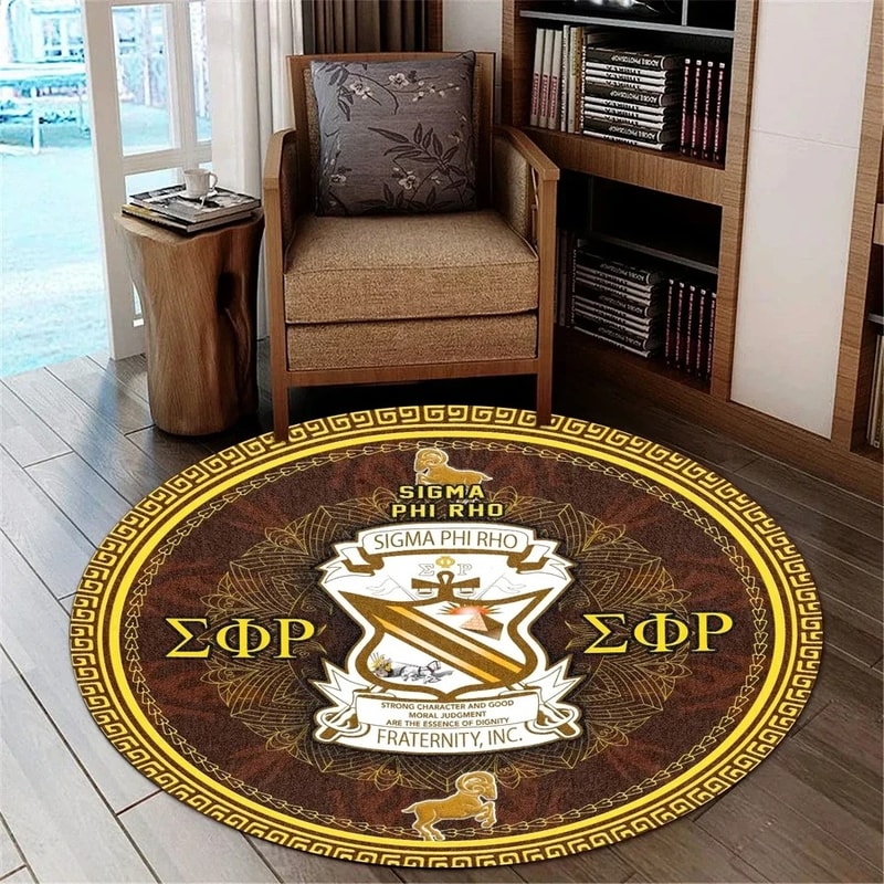 Sigma Phi Rho Lovene Round Carpet, African Rugs, Round Rugs For Home
