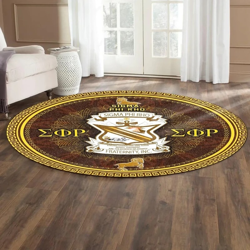 Sigma Phi Rho Lovene Round Carpet, African Rugs, Round Rugs For Home