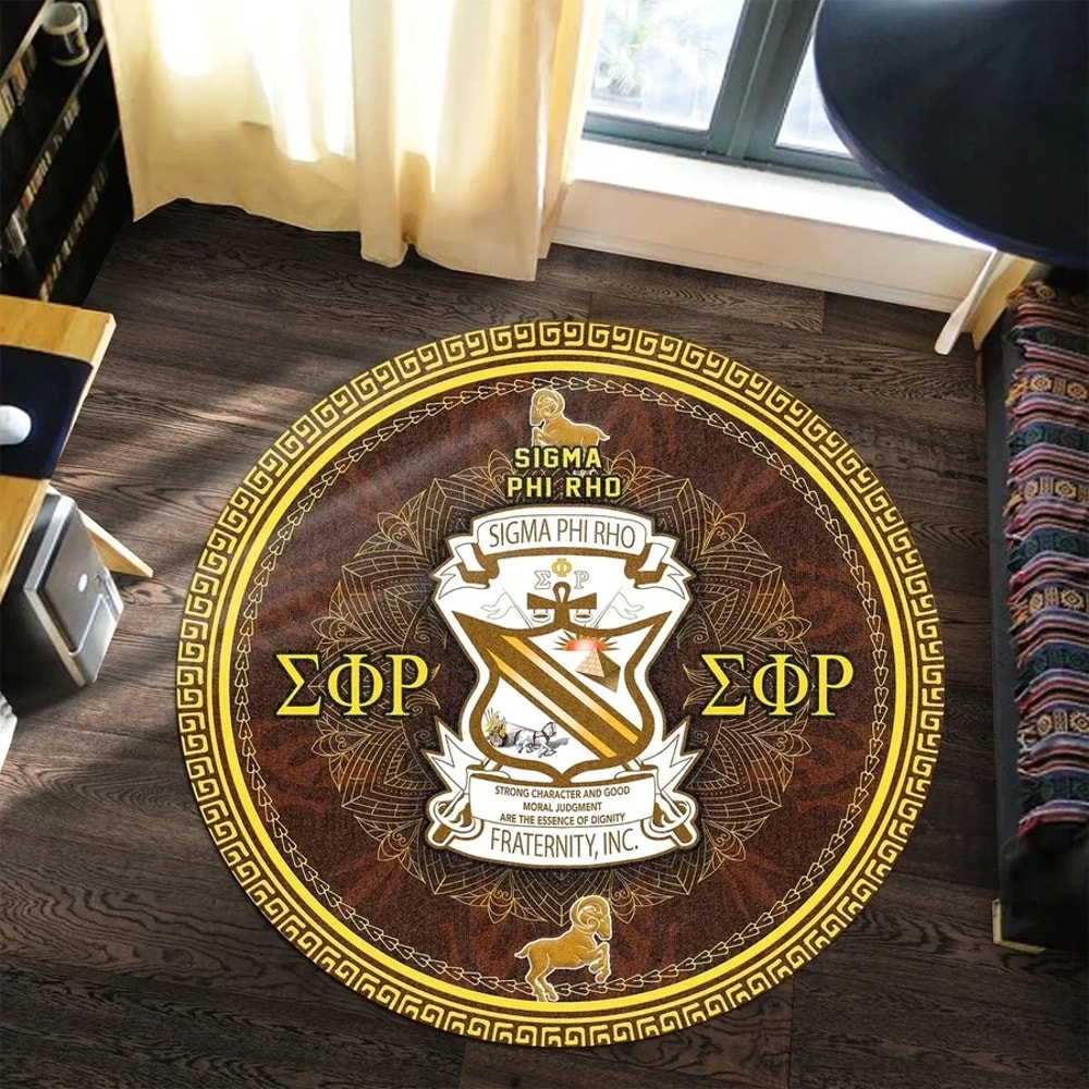 Sigma Phi Rho Lovene Round Carpet, African Rugs, Round Rugs For Home