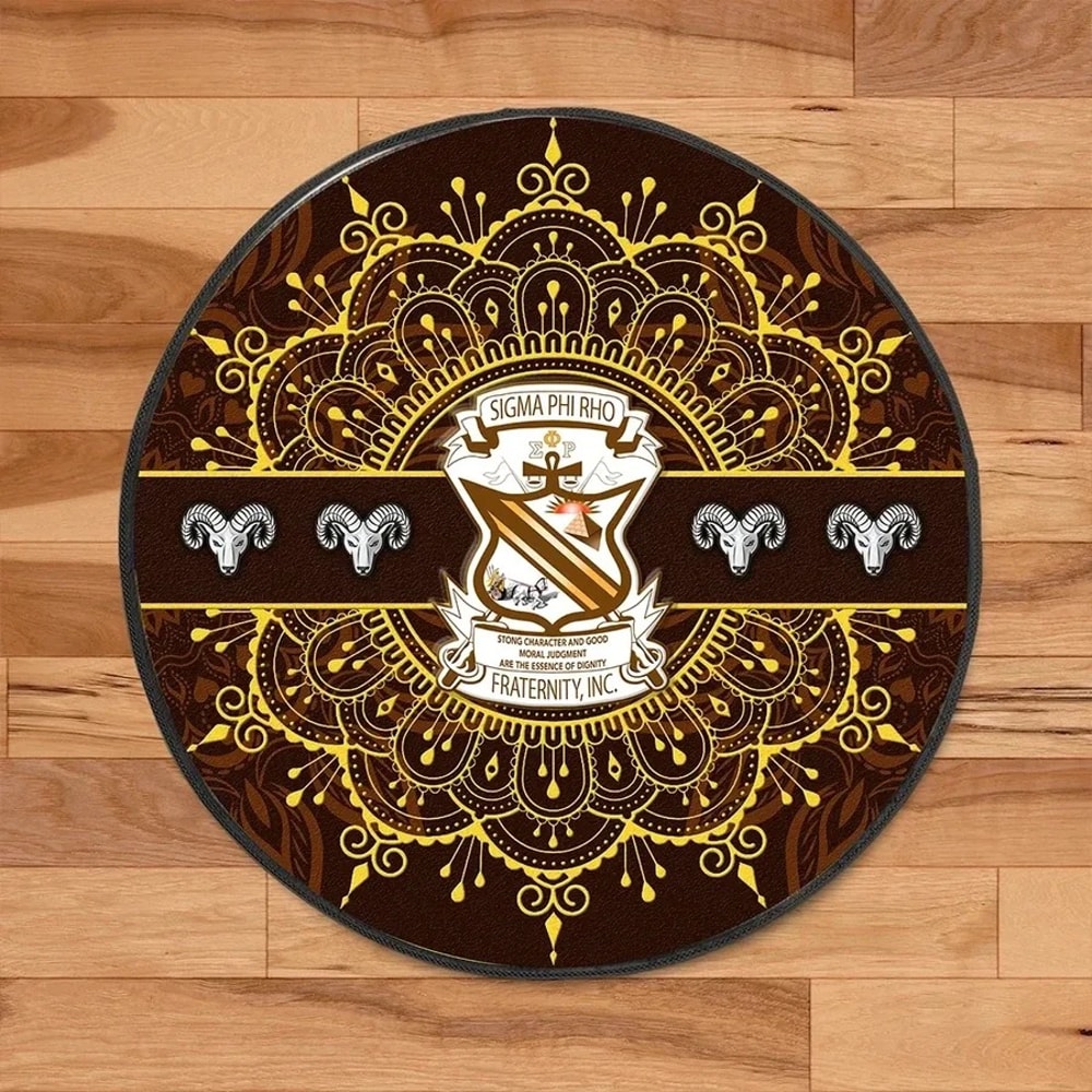 Sigma Phi Rho Home Round Carpet, African Rugs, Round Rugs For Home