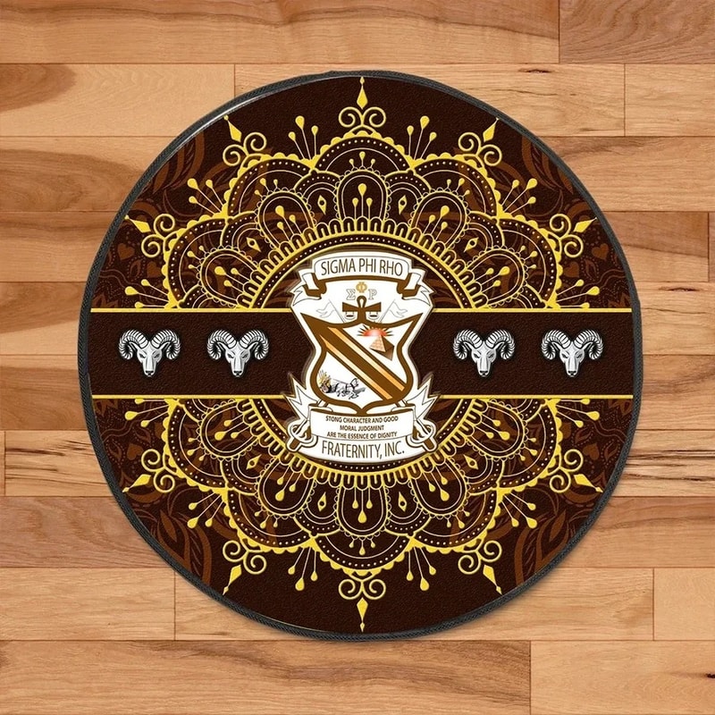 Sigma Phi Rho Home Round Carpet, African Rugs, Round Rugs For Home