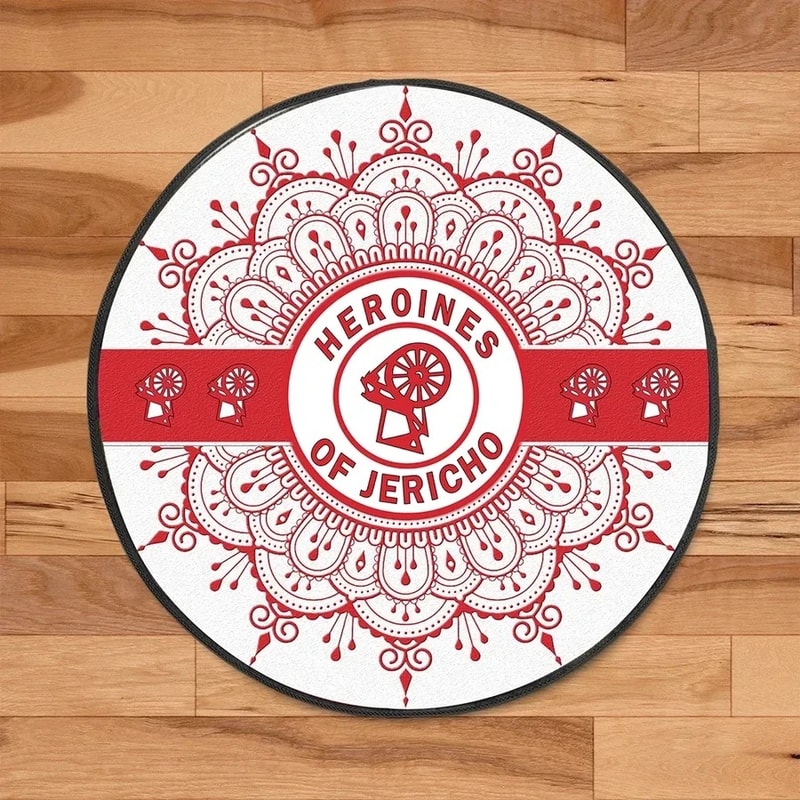 Heroines Of Jericho Home Round Carpet, African Rugs, Round Rugs For Home