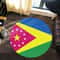 Moca Flag Round Carpet, African Rugs, Round Rugs For Home