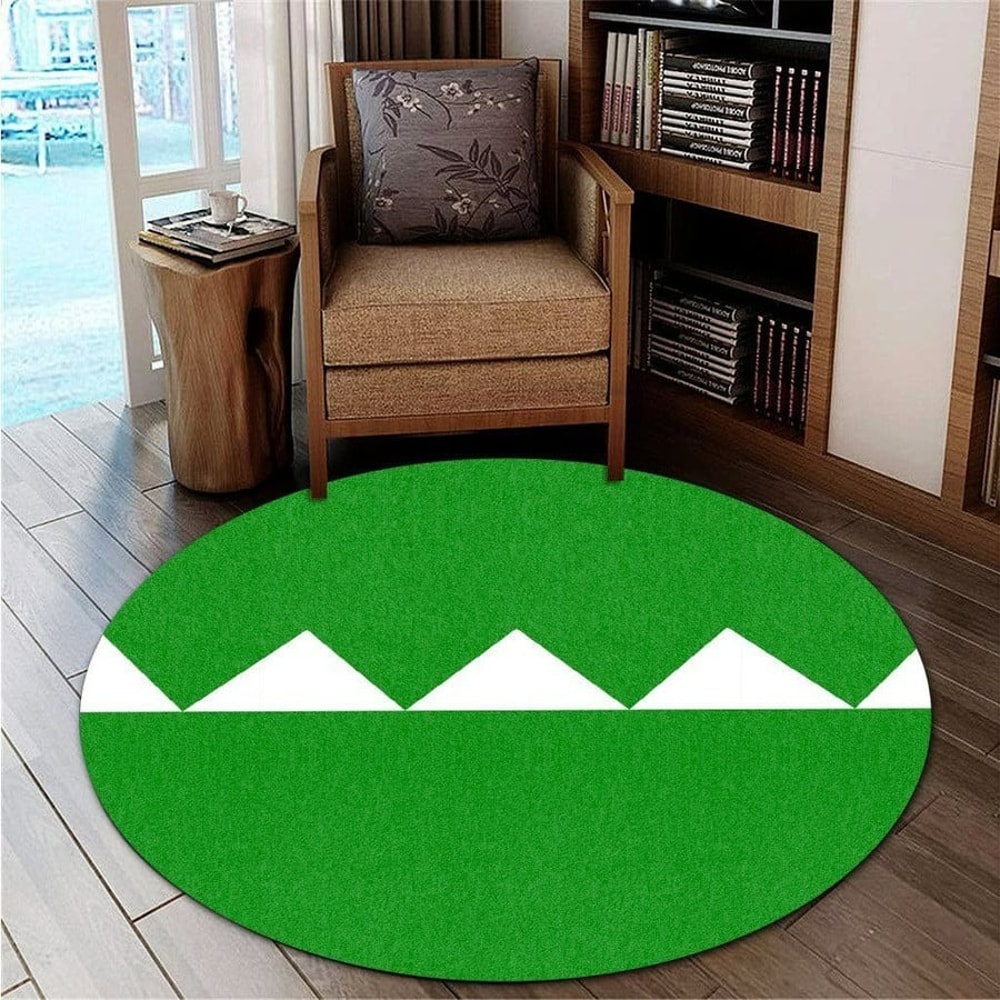 Salinas Flag Round Carpet, African Rugs, Round Rugs For Home