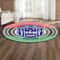 Pan Africa Zeta Phi Beta Sorority Round Carpet, African Rugs, Round Rugs For Home