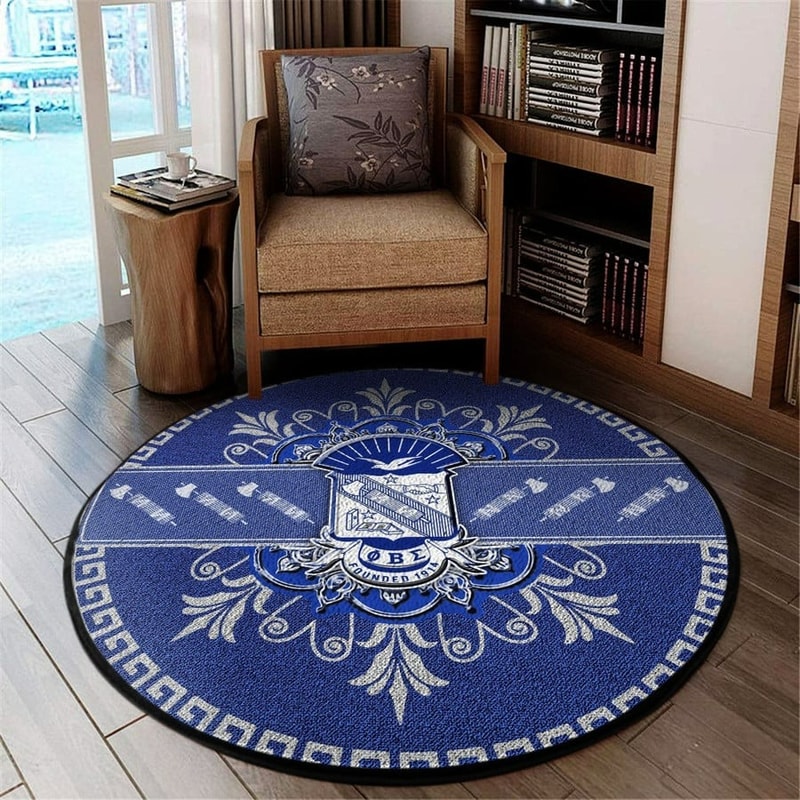 Phi Beta Sigma Round Carpet, African Rugs, Round Rugs For Home