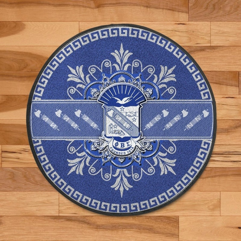 Phi Beta Sigma Round Carpet, African Rugs, Round Rugs For Home