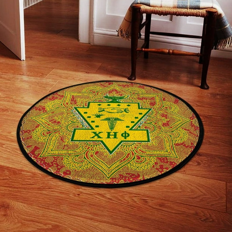 Chi Eta Phi Round Carpet, African Rugs, Round Rugs For Home
