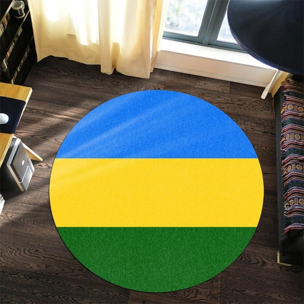 Hatillo Flag Round Carpet, African Rugs, Round Rugs For Home