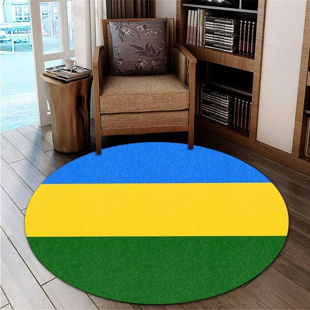 Hatillo Flag Round Carpet, African Rugs, Round Rugs For Home