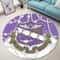 Sigma Sigma Sigma Roy Style Round Carpet, African Rugs, Round Rugs For Home