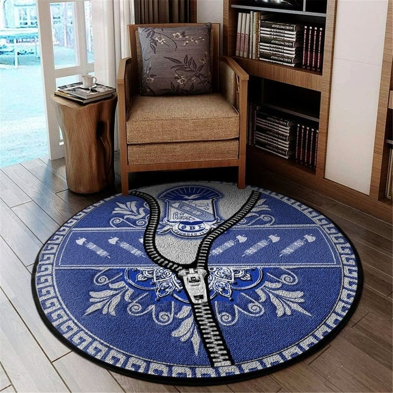 New Way Phi Beta Sigma Round Carpet, African Rugs, Round Rugs For Home