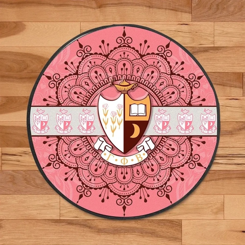 Gamma Phi Beta Round Carpet, African Rugs, Round Rugs For Home