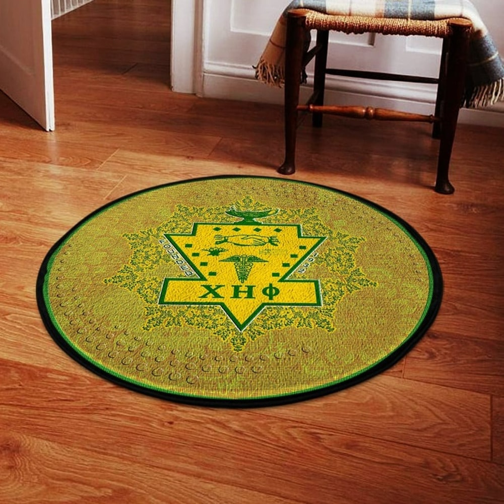 Chi Eta Phi Logo Round Carpet, African Rugs, Round Rugs For Home