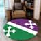 Adjuntas Flag Round Carpet, African Rugs, Round Rugs For Home