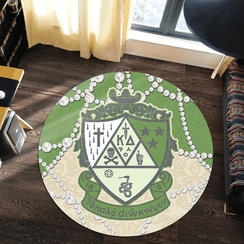 KD Sorority Roy Style Round Carpet, African Rugs, Round Rugs For Home