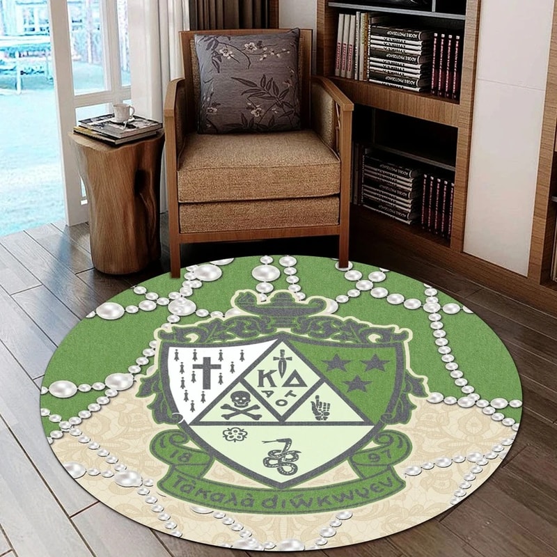 KD Sorority Roy Style Round Carpet, African Rugs, Round Rugs For Home