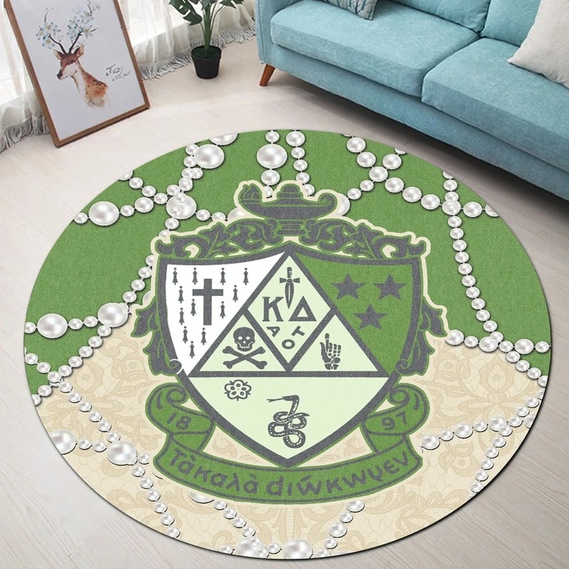 KD Sorority Roy Style Round Carpet, African Rugs, Round Rugs For Home