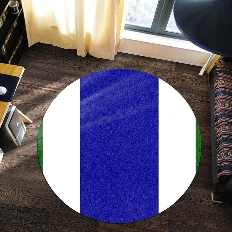 Vega Alta Flag Round Carpet, African Rugs, Round Rugs For Home