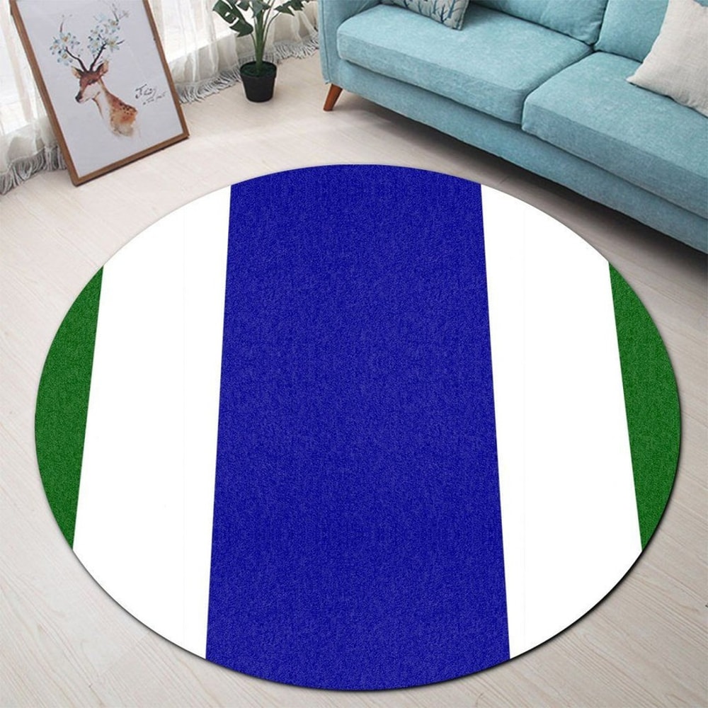 Vega Alta Flag Round Carpet, African Rugs, Round Rugs For Home