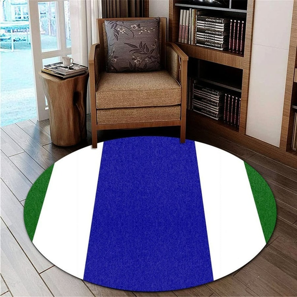 Vega Alta Flag Round Carpet, African Rugs, Round Rugs For Home